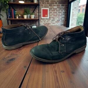 Lucky Brand Men's 11M 11 Black Leather Mason Chukka Boots 115-20884 Hipster